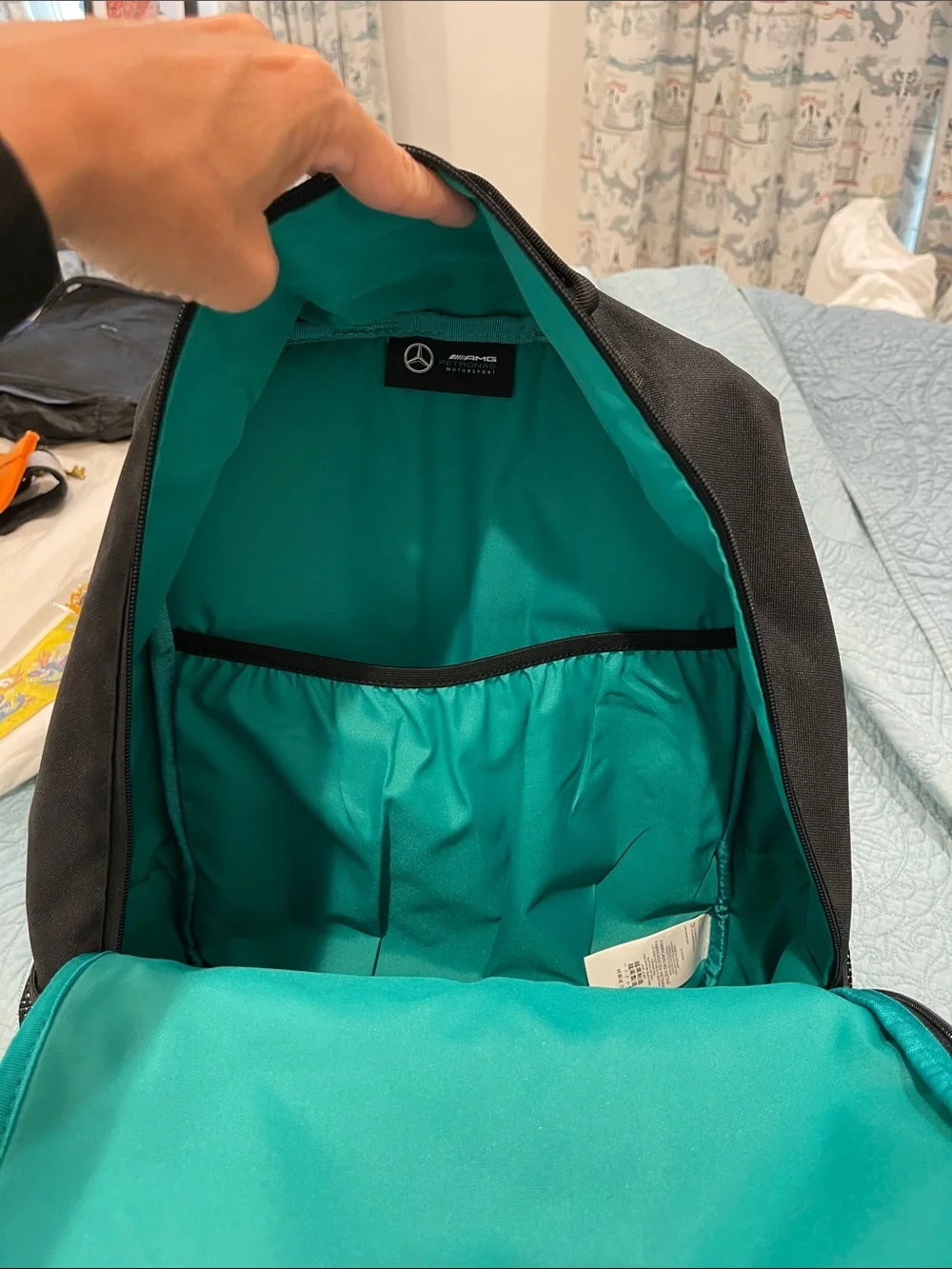 AMG Petronas Motorsport Black Men's Travel Backpack